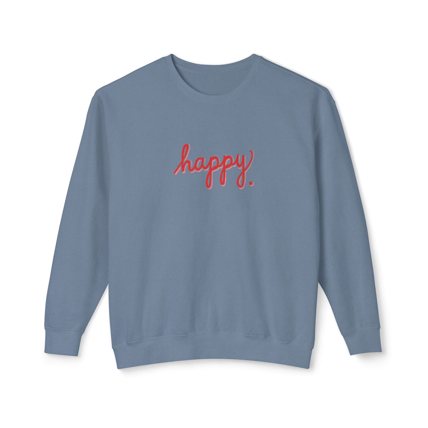 Happy Unisex Crewneck Sweatshirt