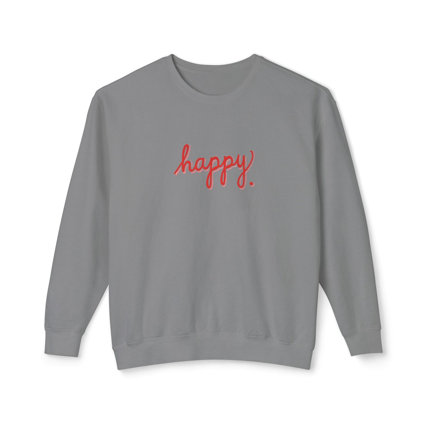 Happy Unisex Crewneck Sweatshirt