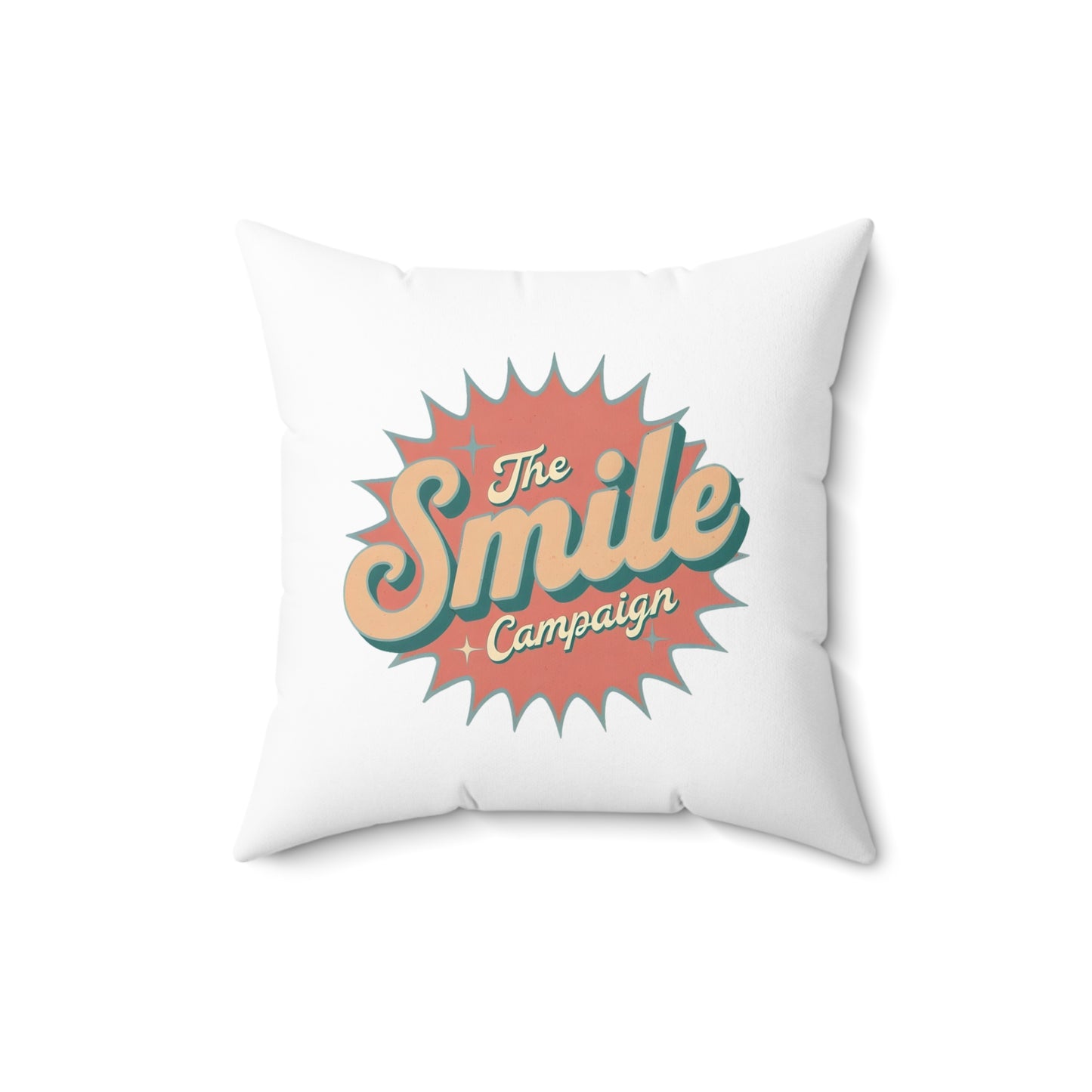 The Smile Campaign Square Pillow