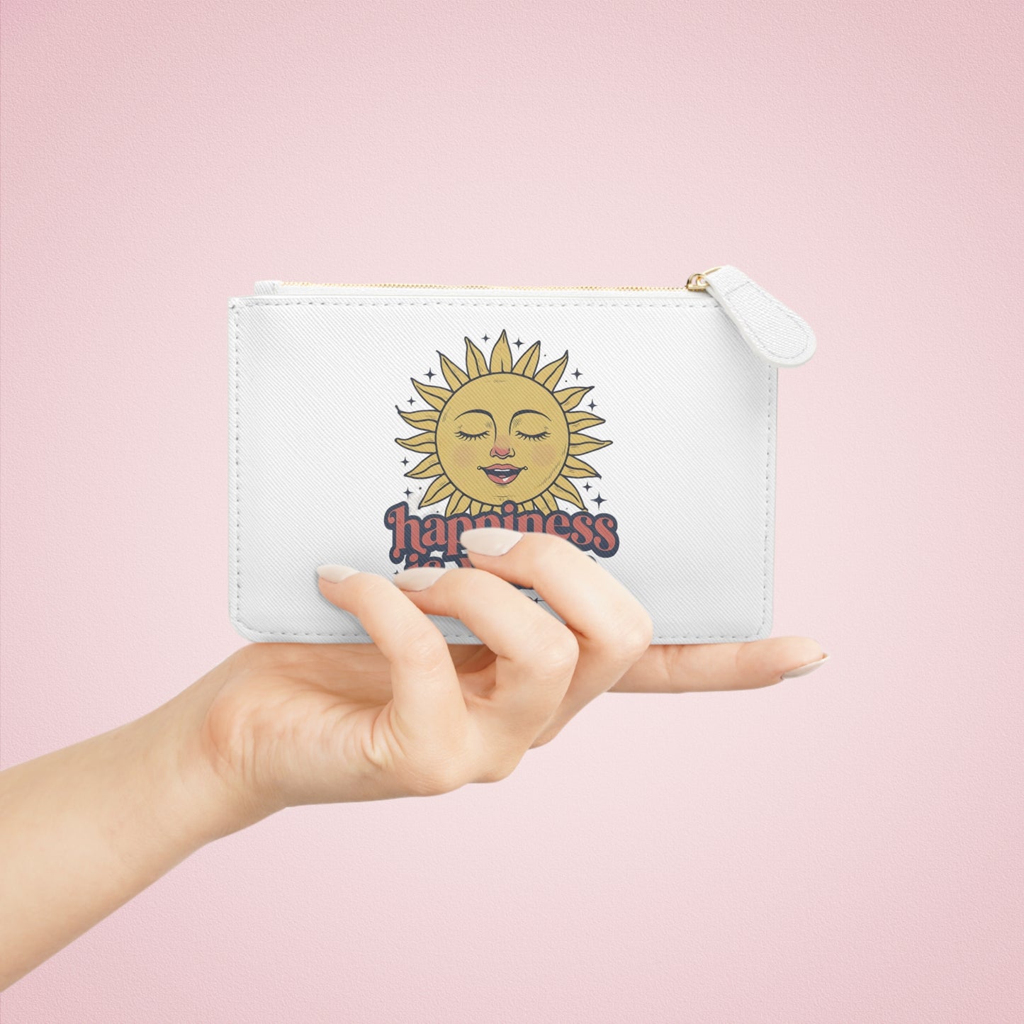 Happiness Is Within Clutch Bag