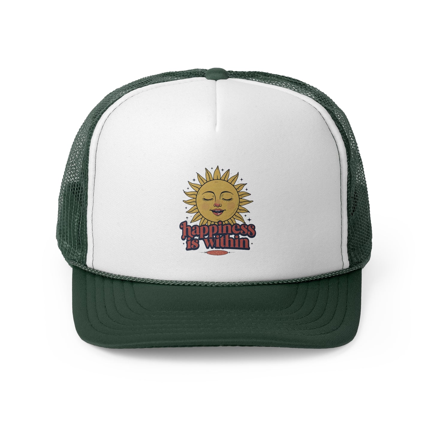 Happiness Is Within Trucker Caps