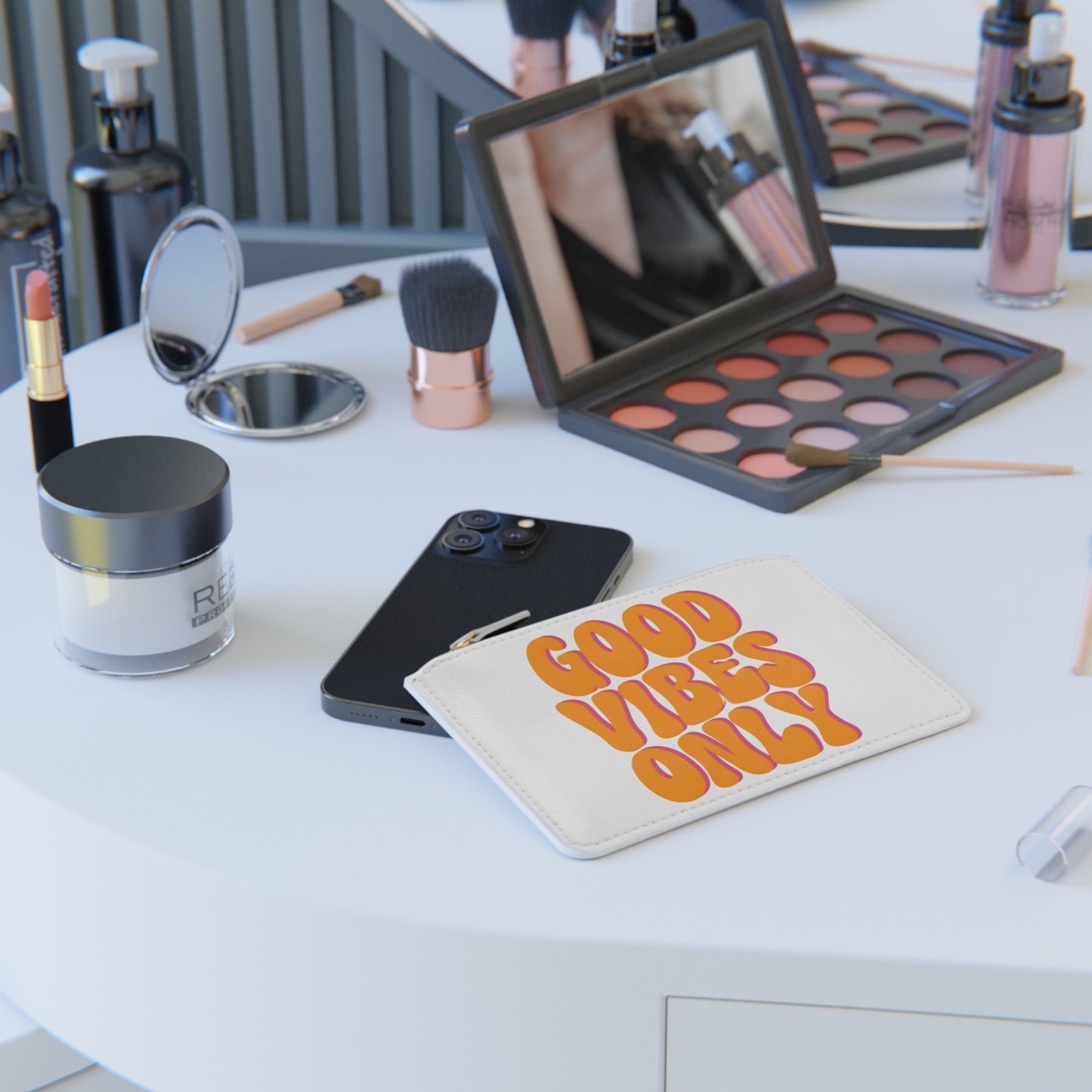 Good Vibes Only Mini Clutch Bag