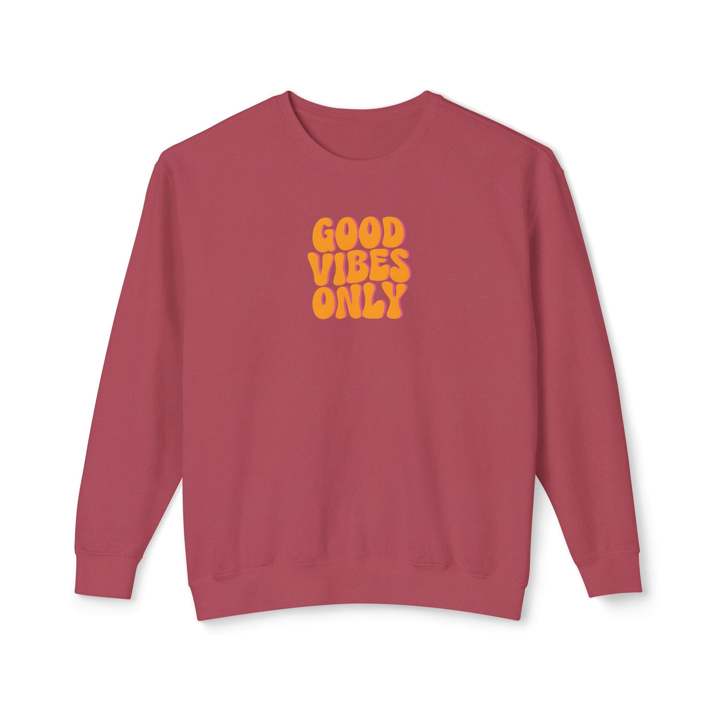 Good Vibes Only Lightweight Crewneck Sweatshirt