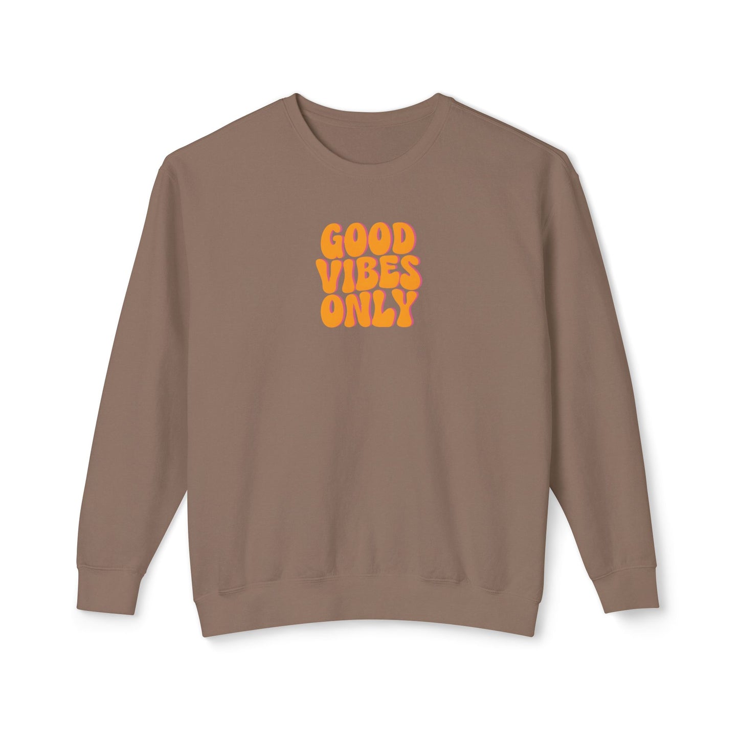 Good Vibes Only Lightweight Crewneck Sweatshirt