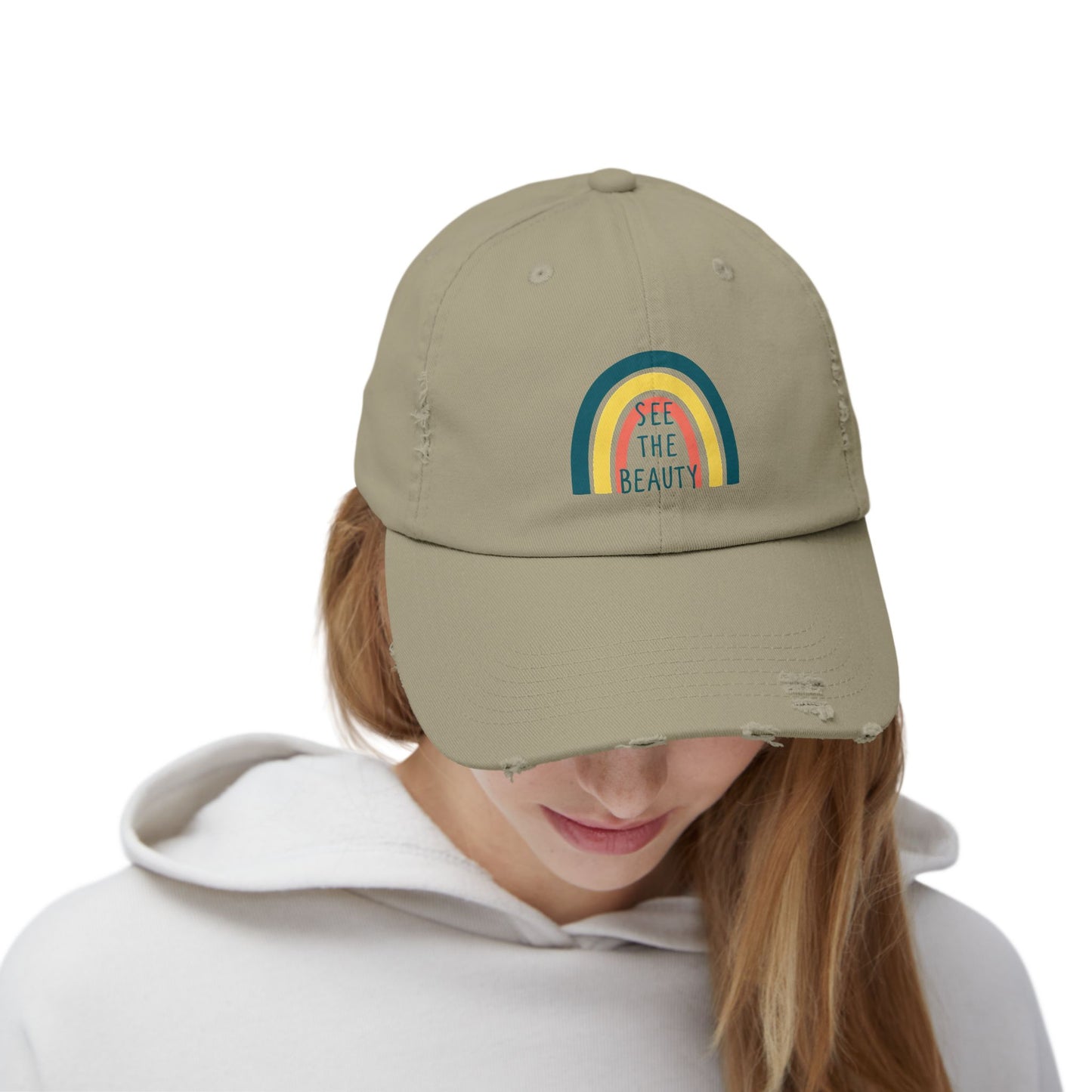 See The Beauty Distressed Cap