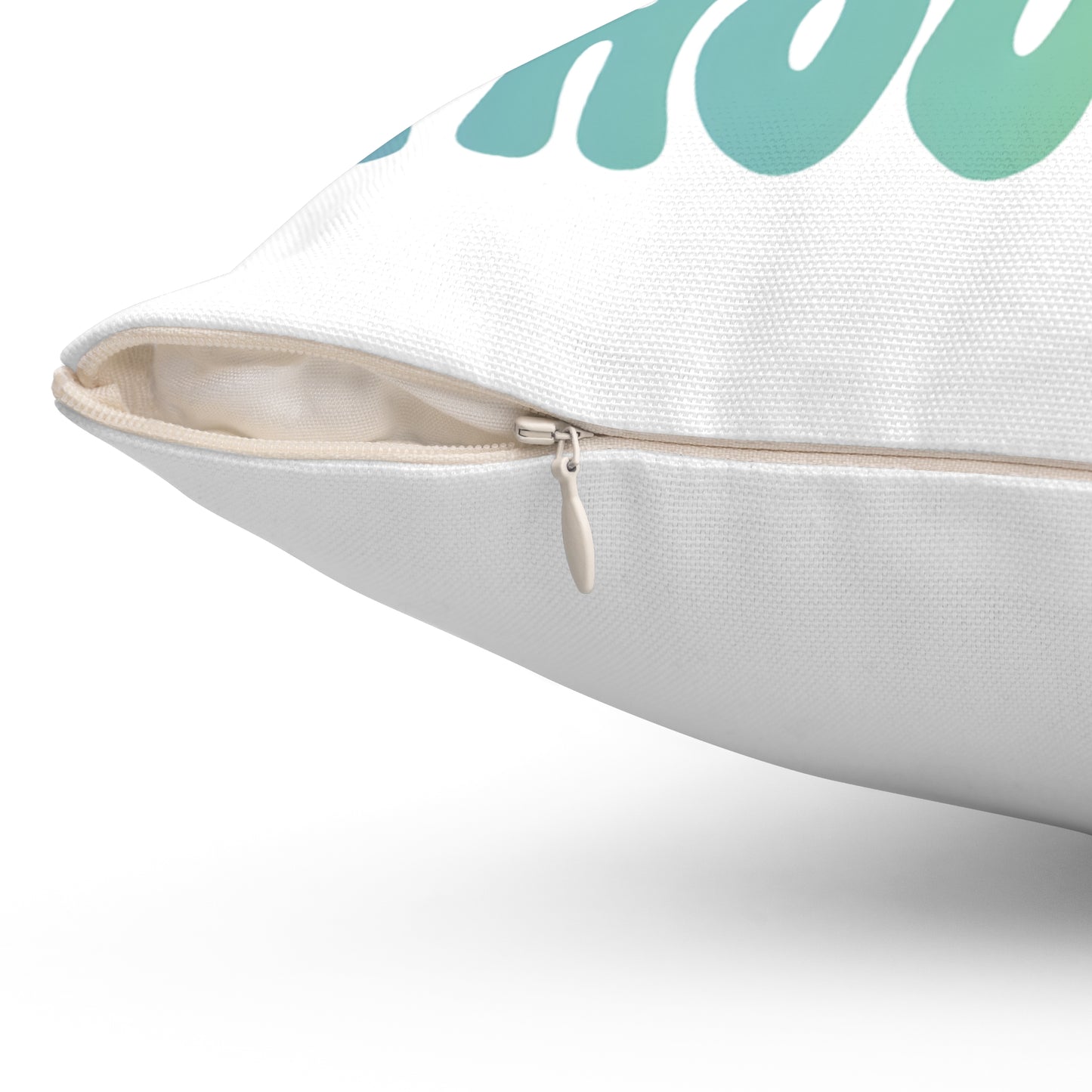 Think Happy Thoughts Square Pillow