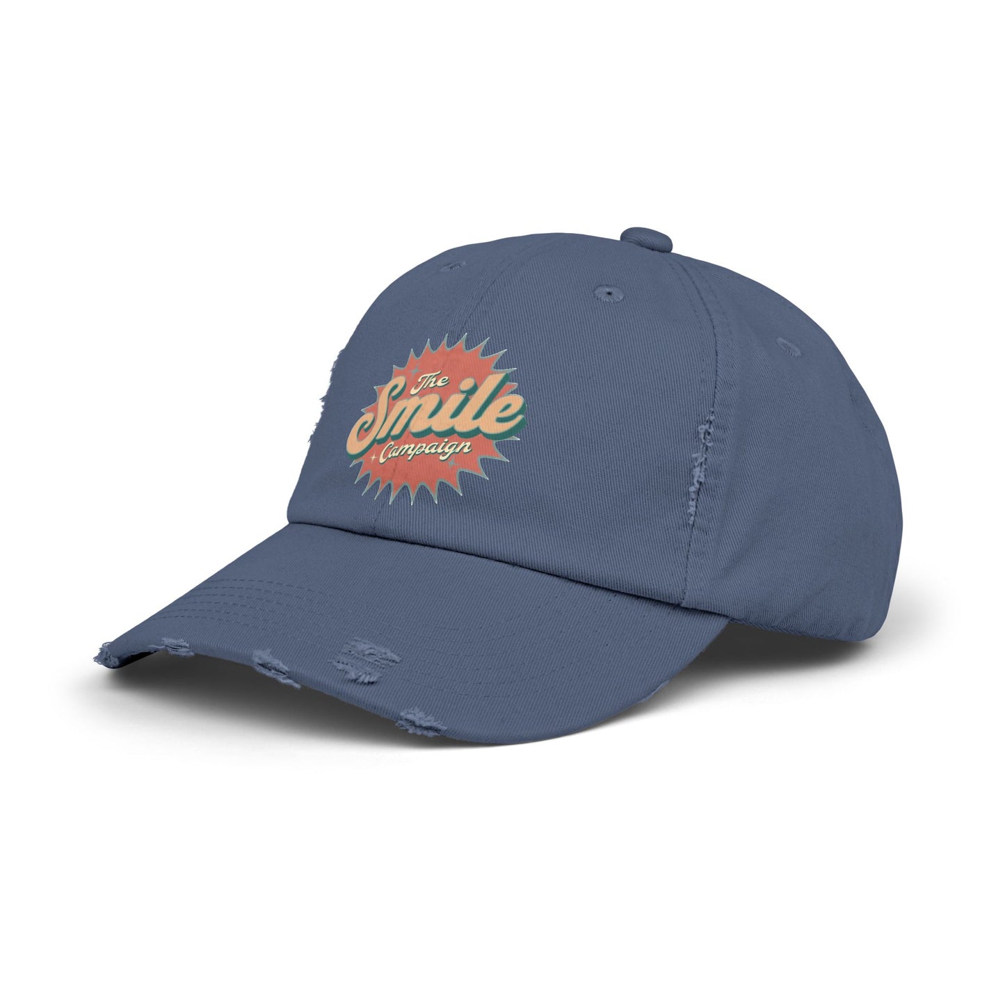 The Smile Campaign Distressed Cap