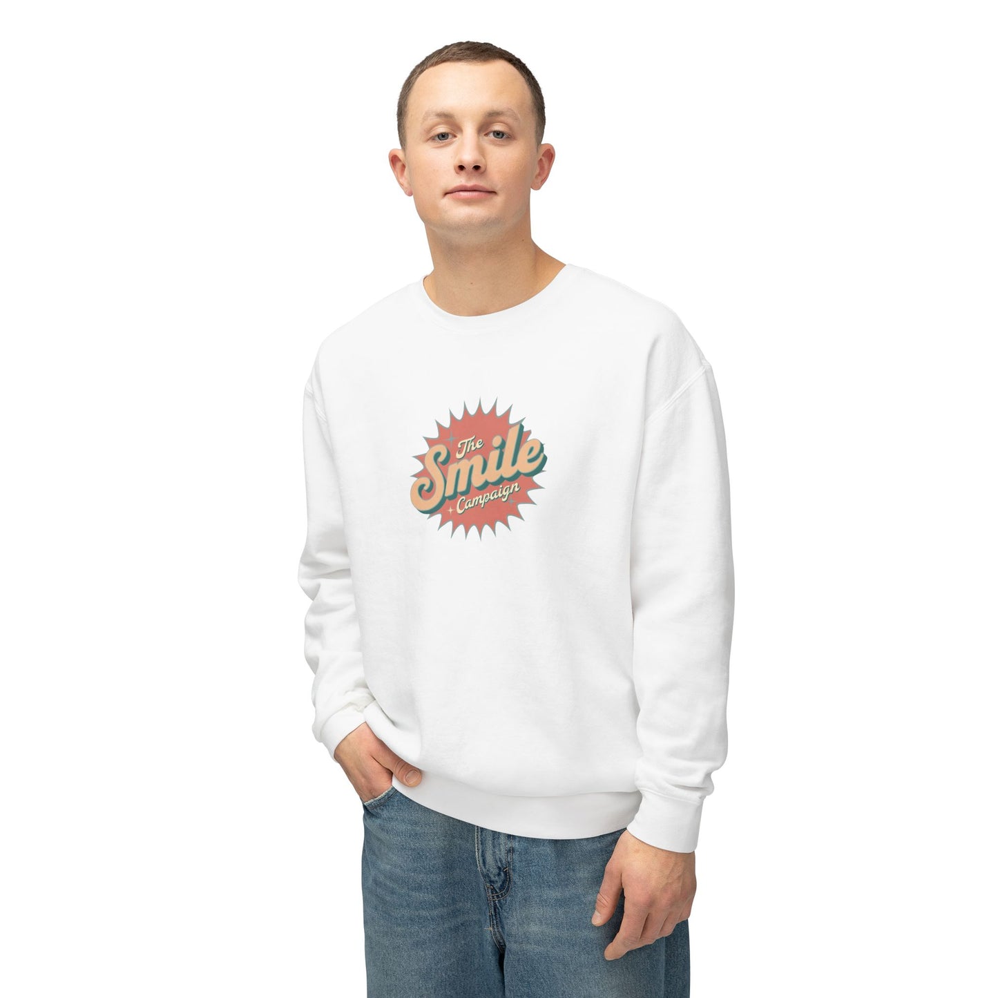 The Smile Campaign Unisex Lightweight Crewneck Sweatshirt