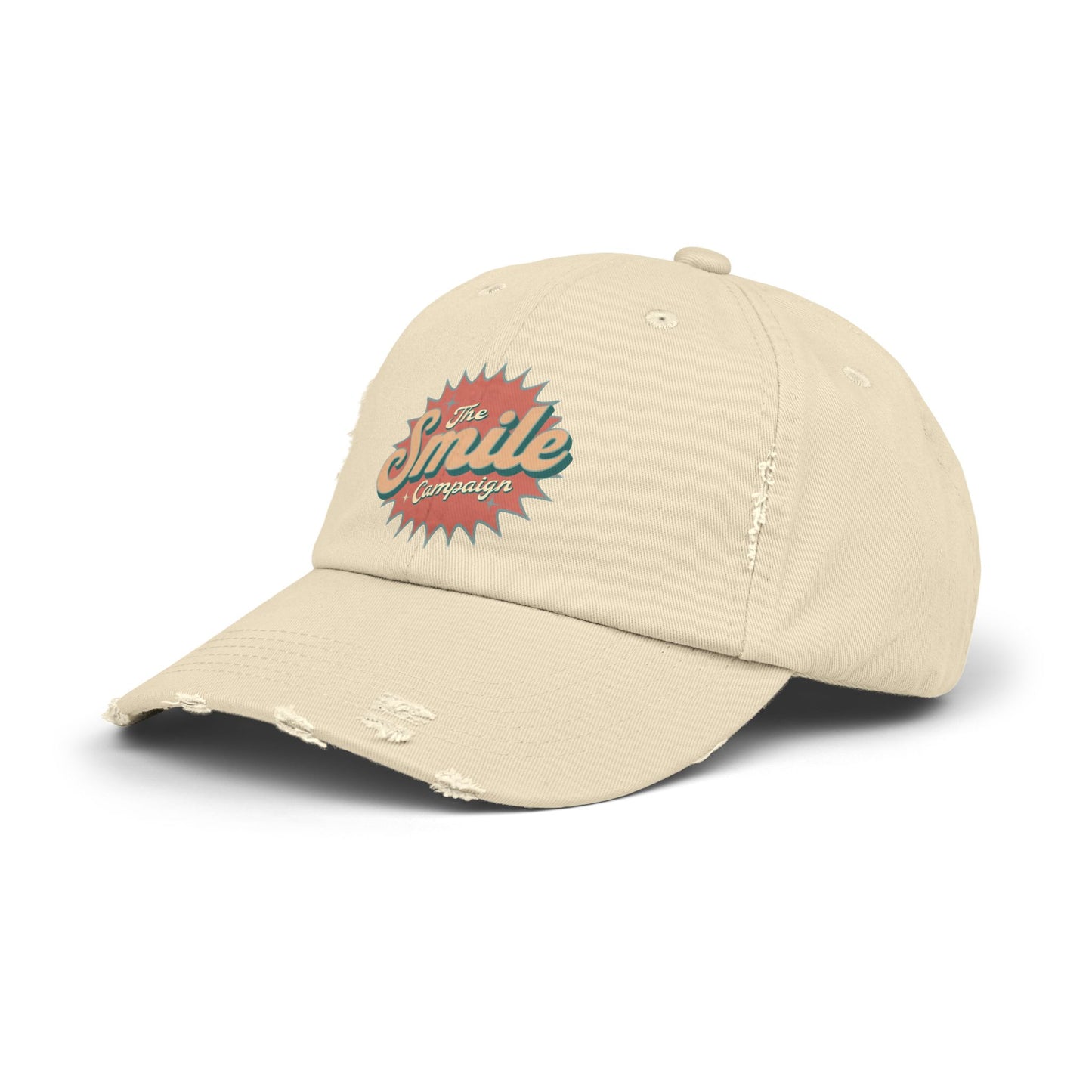 The Smile Campaign Distressed Cap