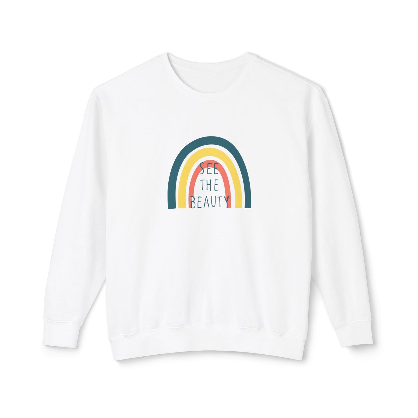 See The Beauty Unisex Lightweight Crewneck Sweatshirt