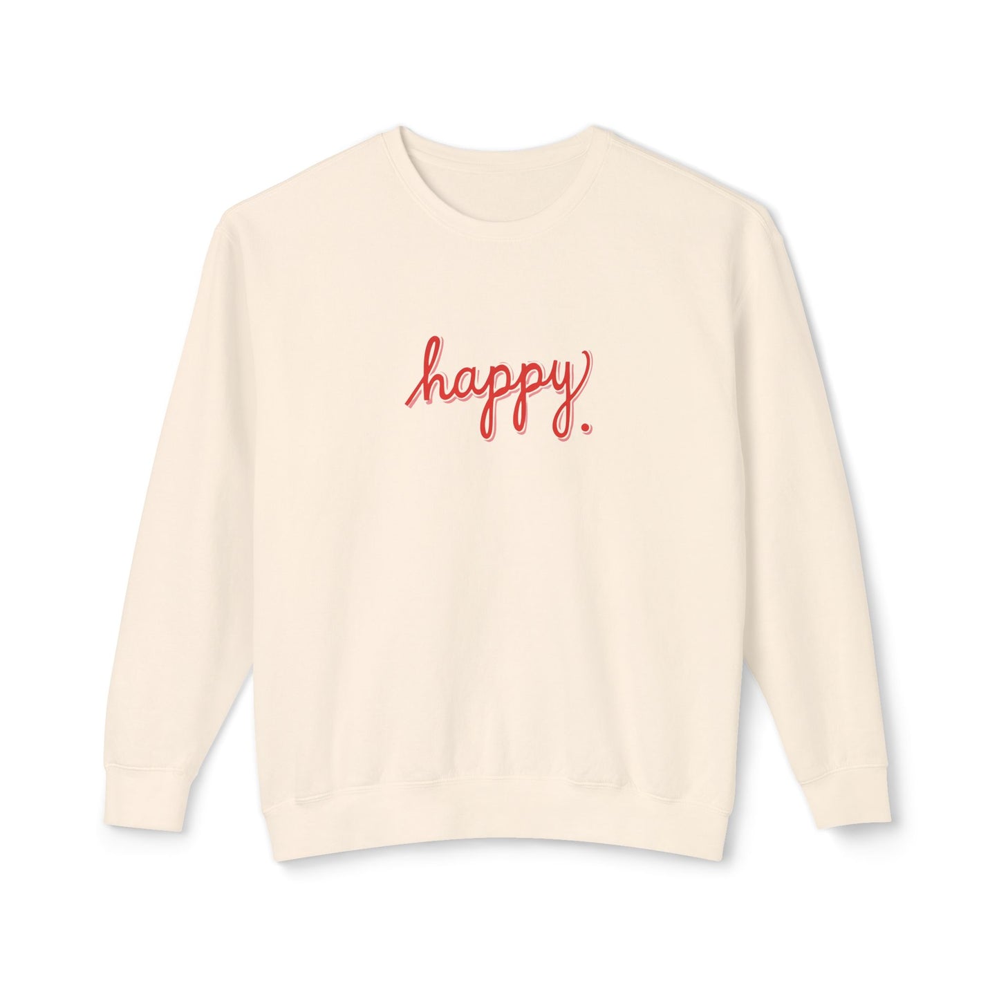 Happy Unisex Crewneck Sweatshirt
