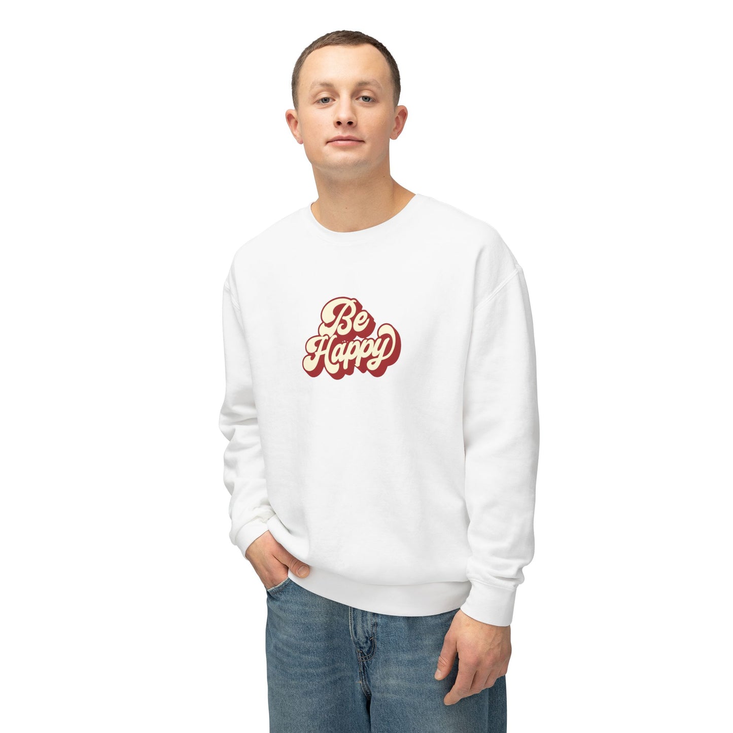 Be Happy Unisex Crewneck Sweatshirt