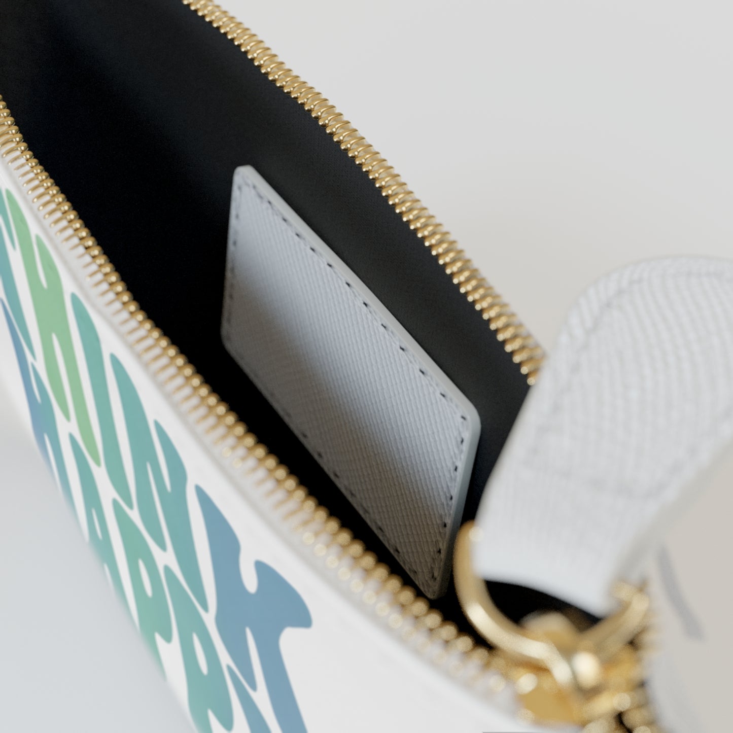 Think Happy Thoughts Mini Clutch Bag