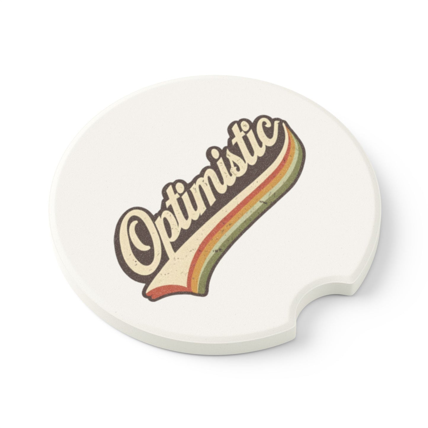 Optimistic Soapstone Car Coaster