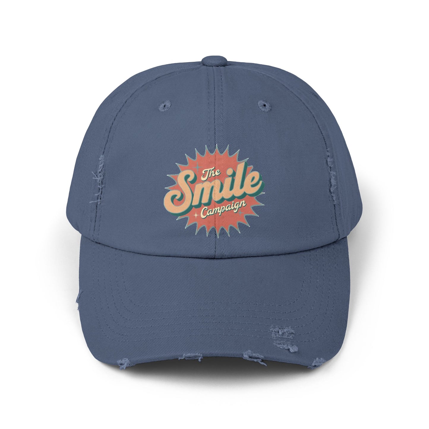 The Smile Campaign Distressed Cap