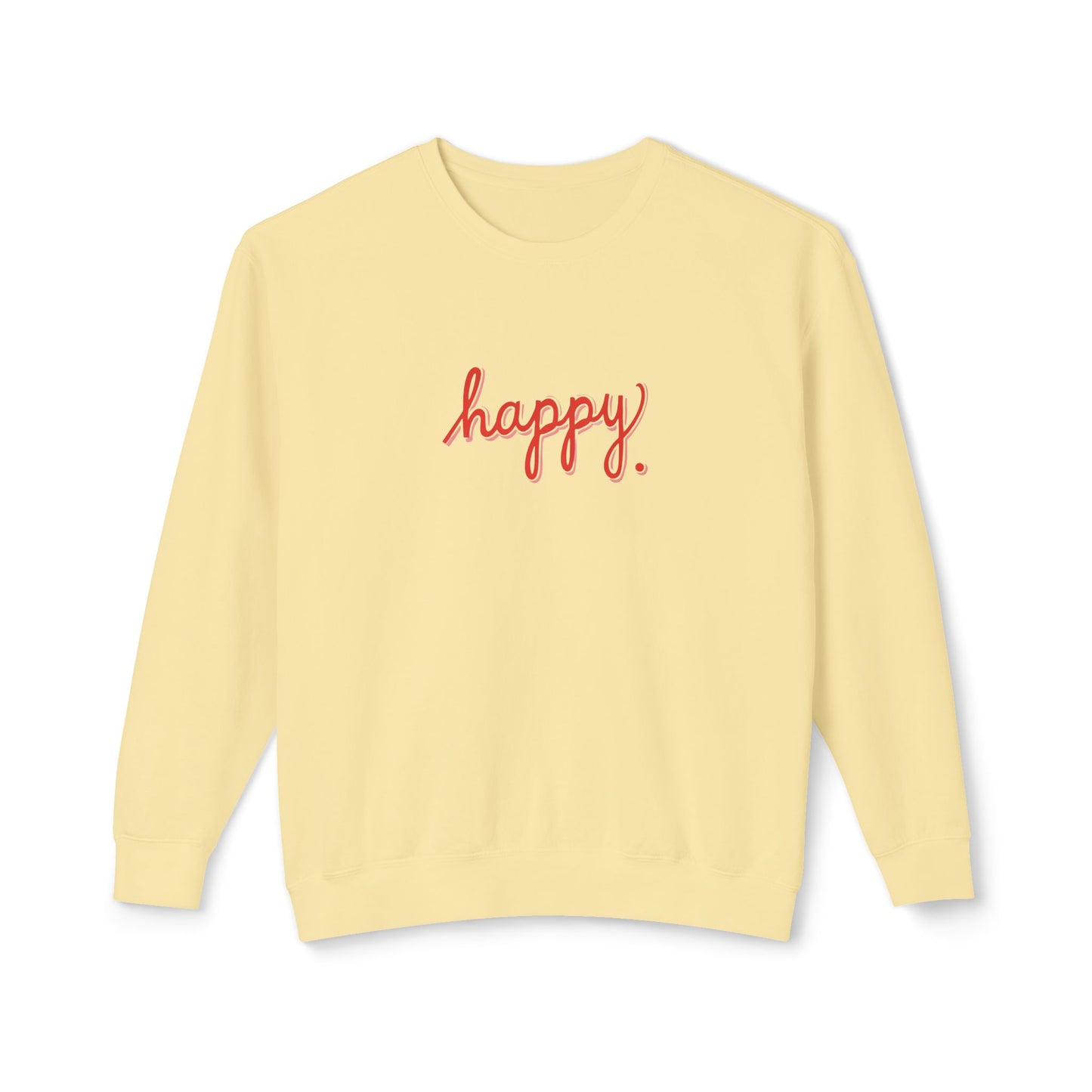 Happy Unisex Crewneck Sweatshirt