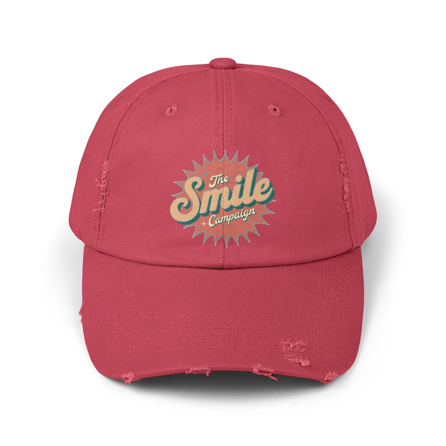 The Smile Campaign Distressed Cap