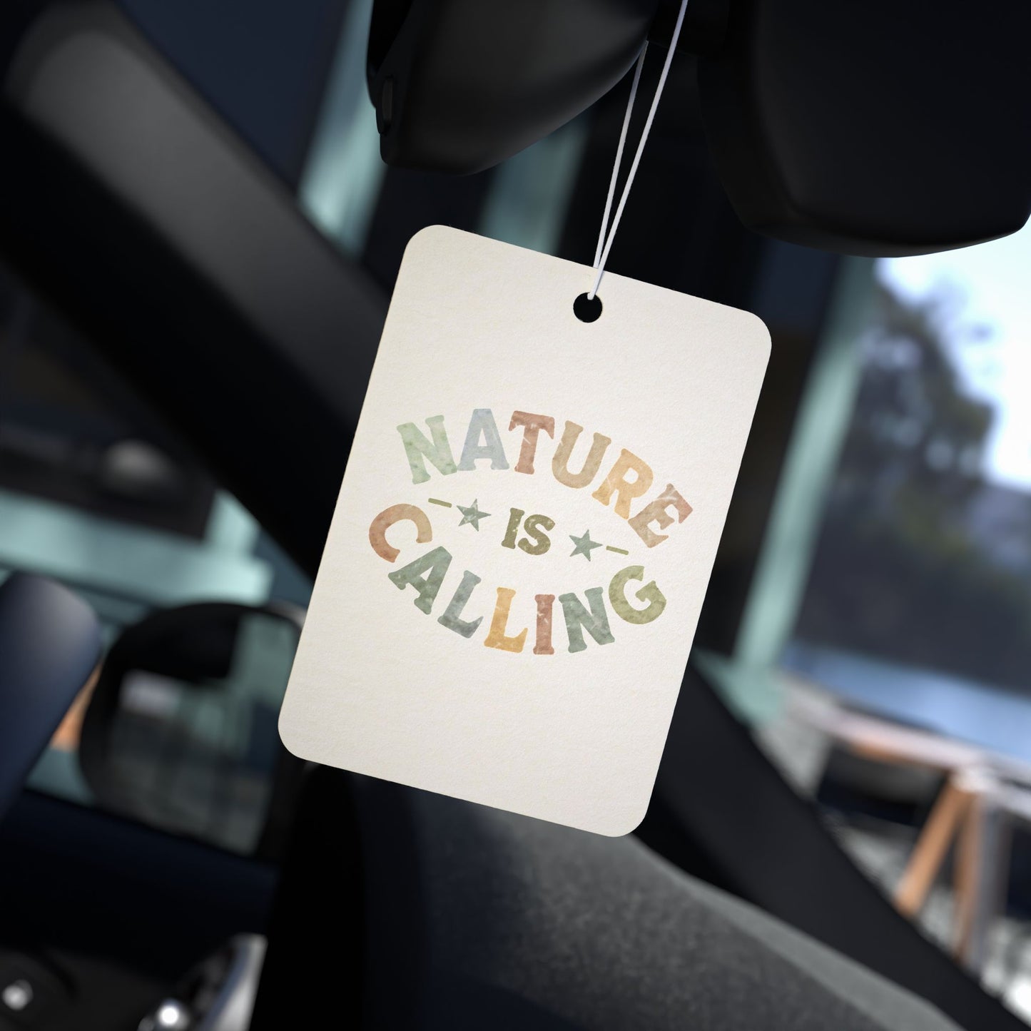 Nature Is Calling Car Air Freshener