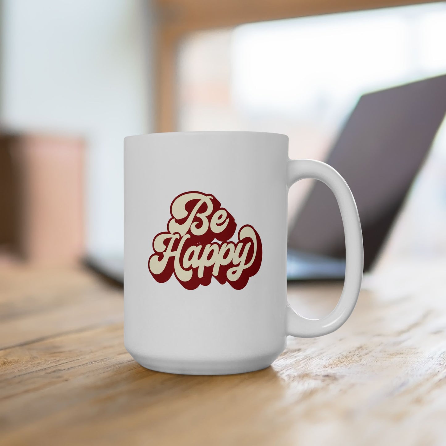 Be Happy Mug 15oz