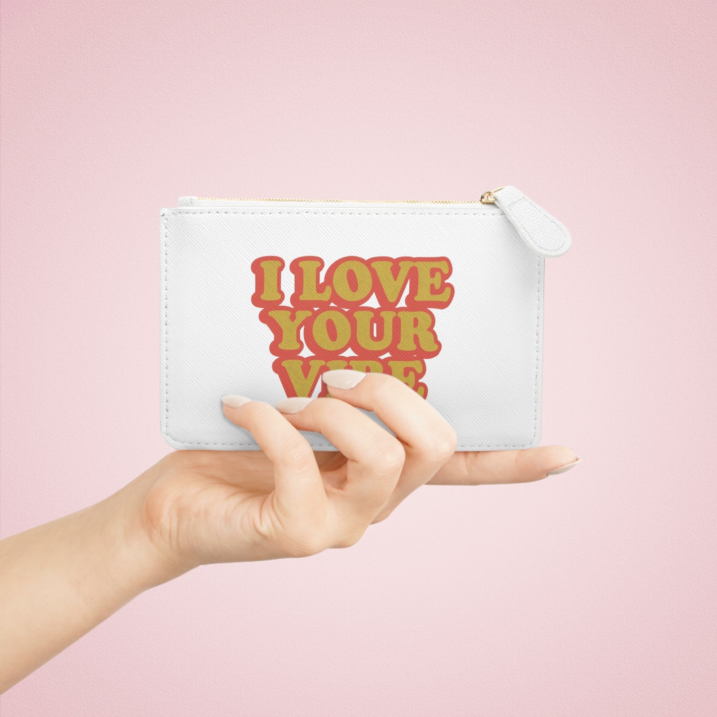 I Love Your Vibe Mini Clutch Bag