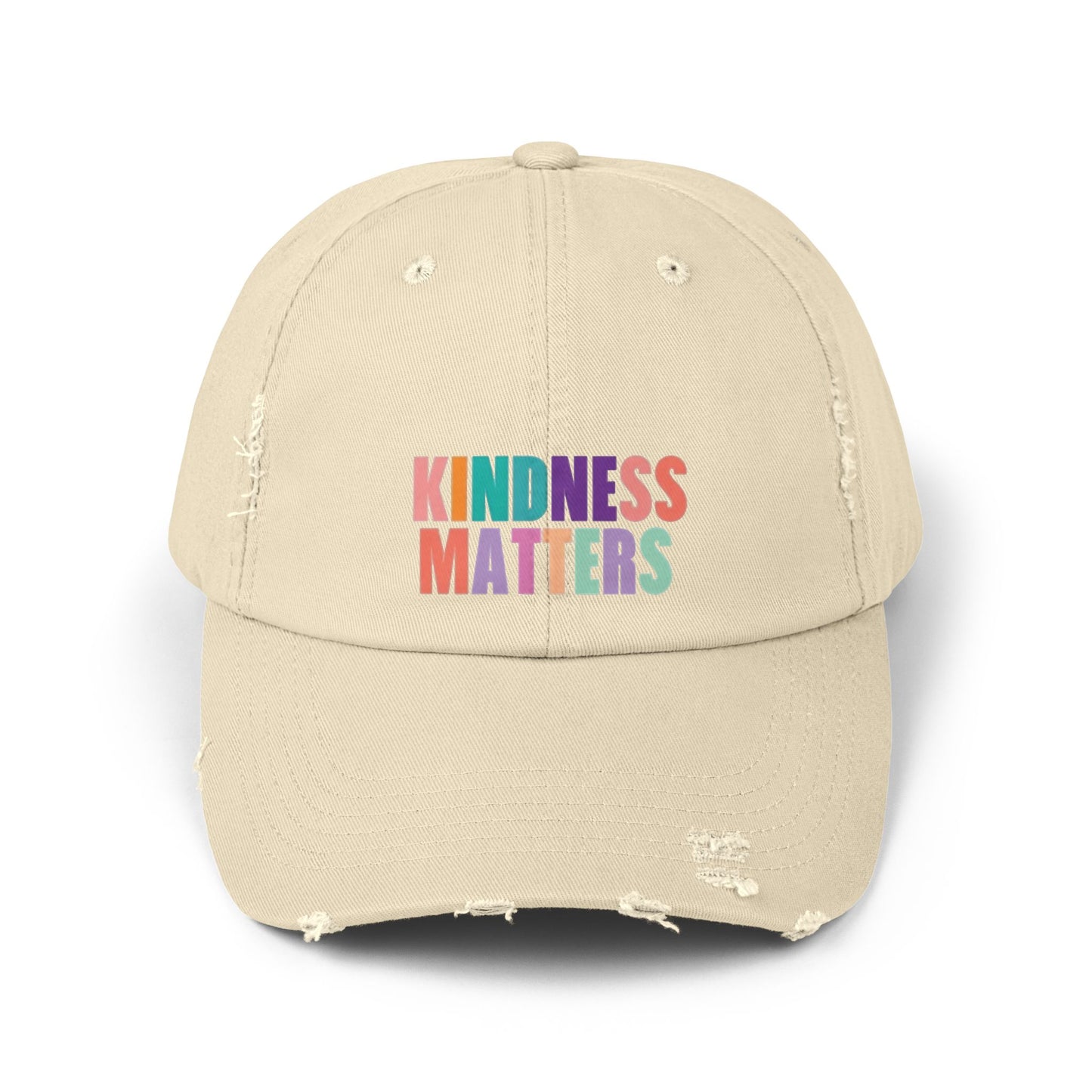 Kindness Matters Unisex Distressed Cap