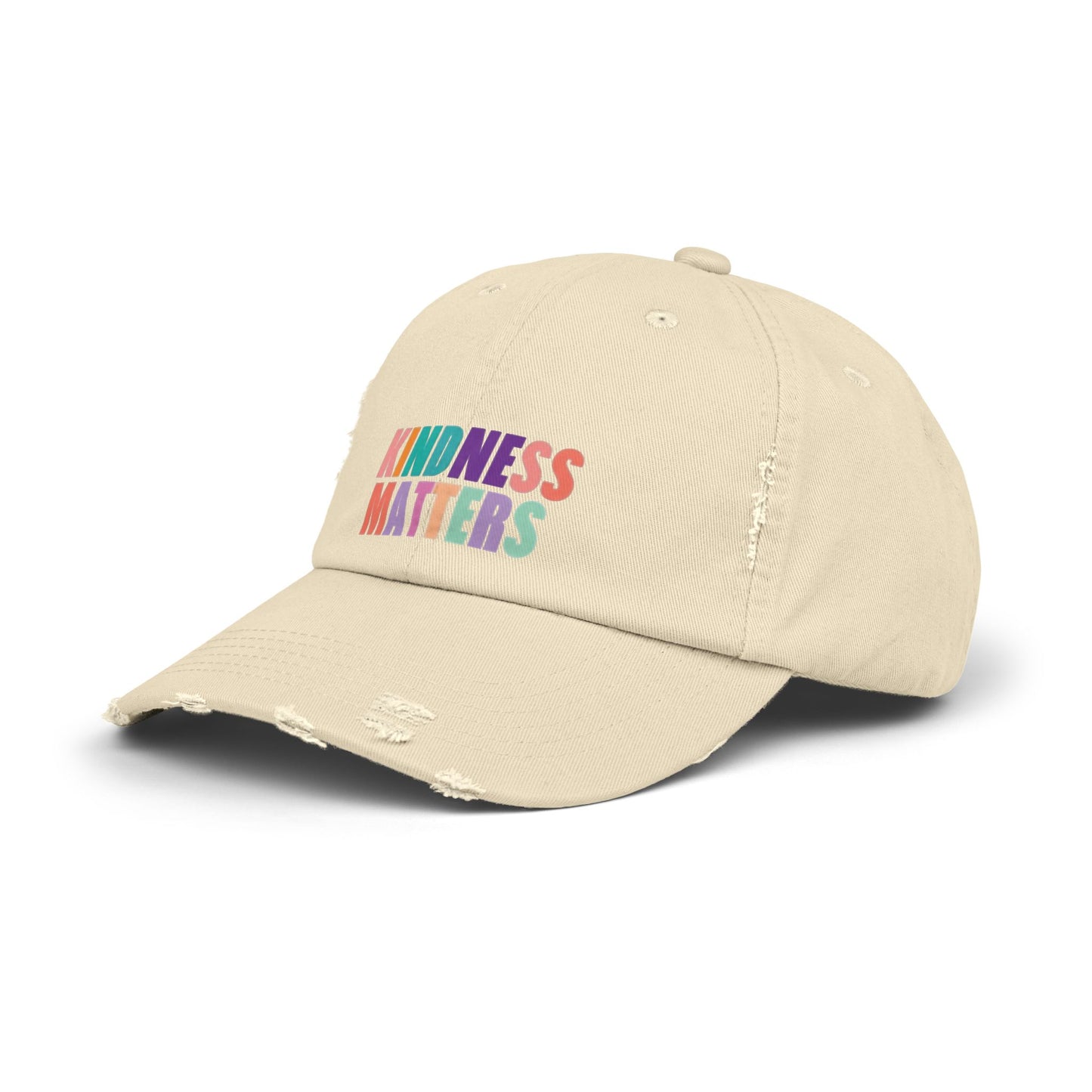 Kindness Matters Unisex Distressed Cap