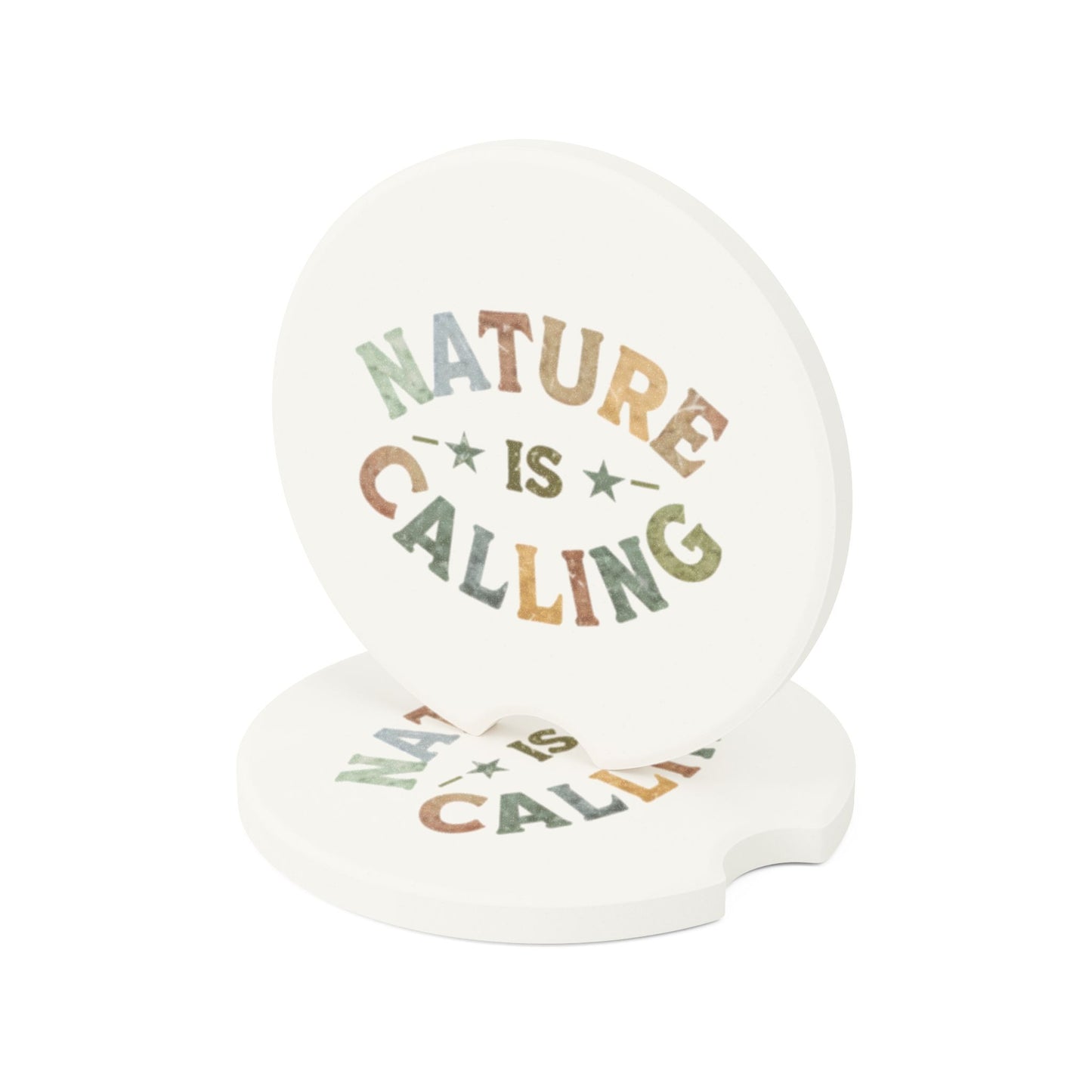 Nature Is Calling Soapstone Car Coaster