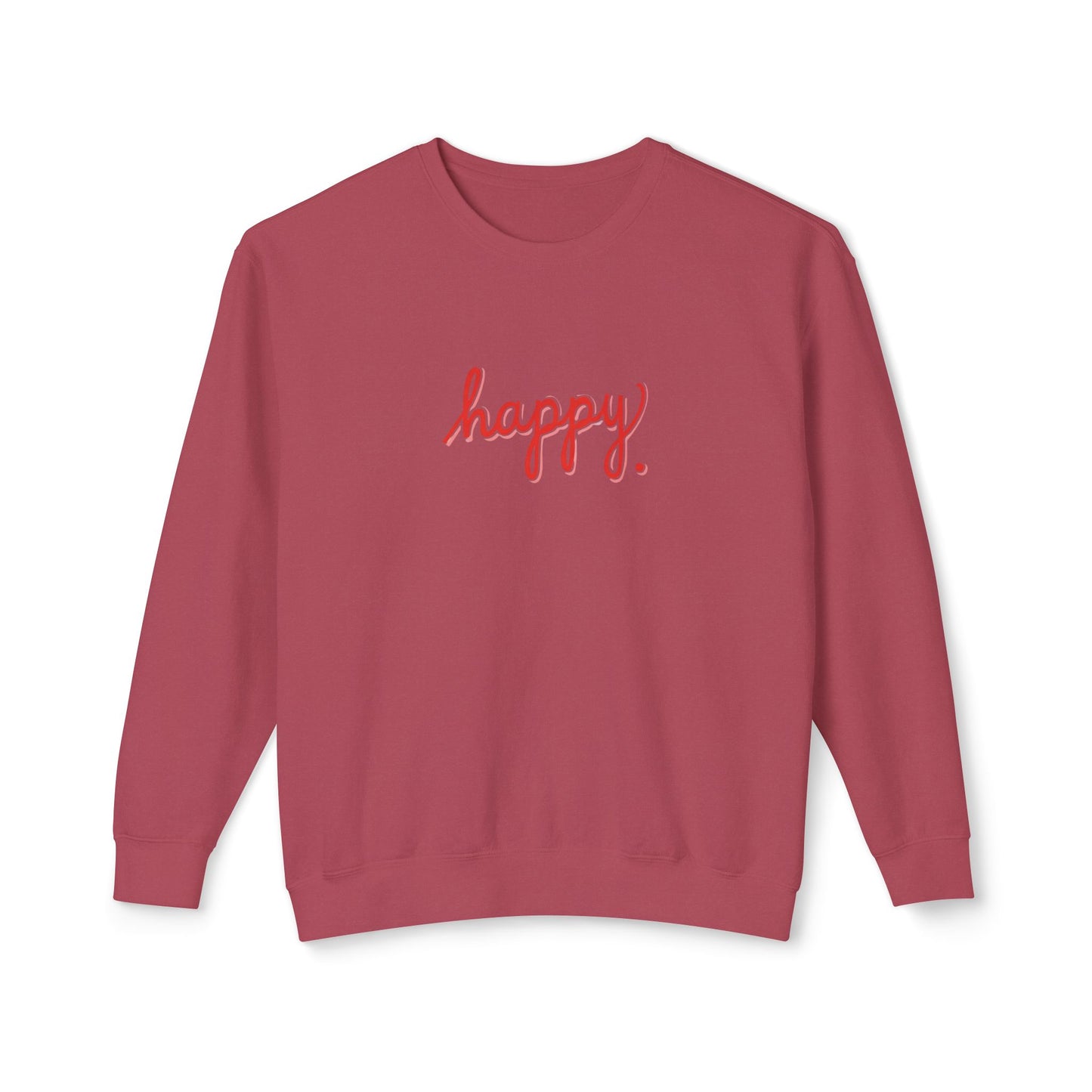Happy Unisex Crewneck Sweatshirt