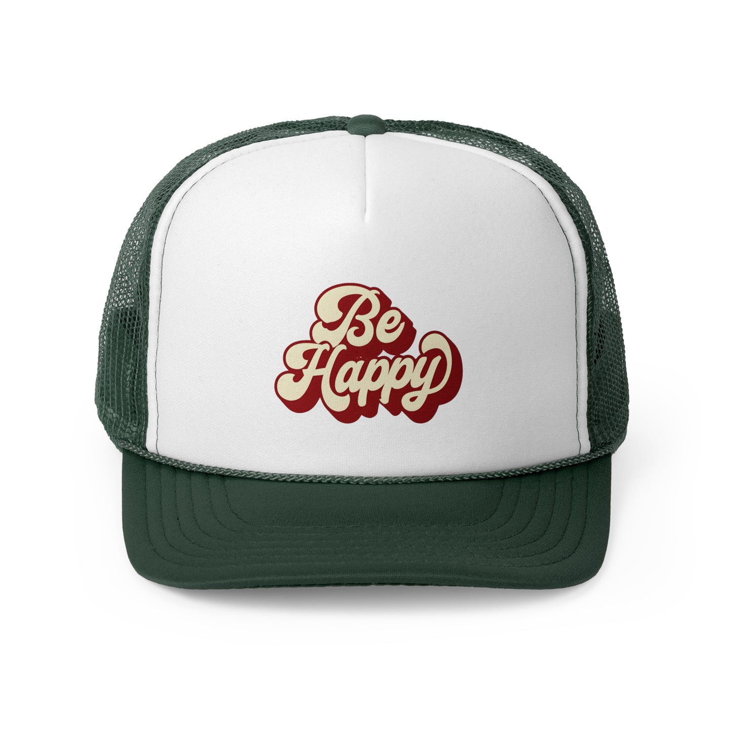 Be Happy Trucker Caps