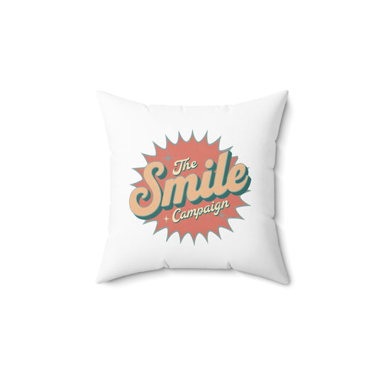 The Smile Campaign Square Pillow