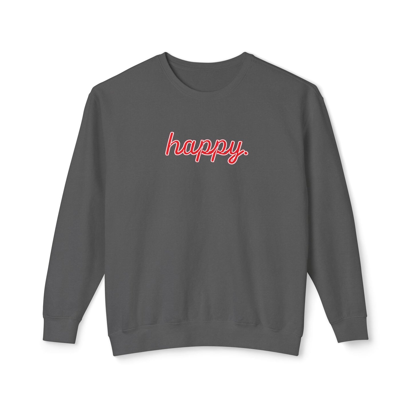 Happy Unisex Crewneck Sweatshirt