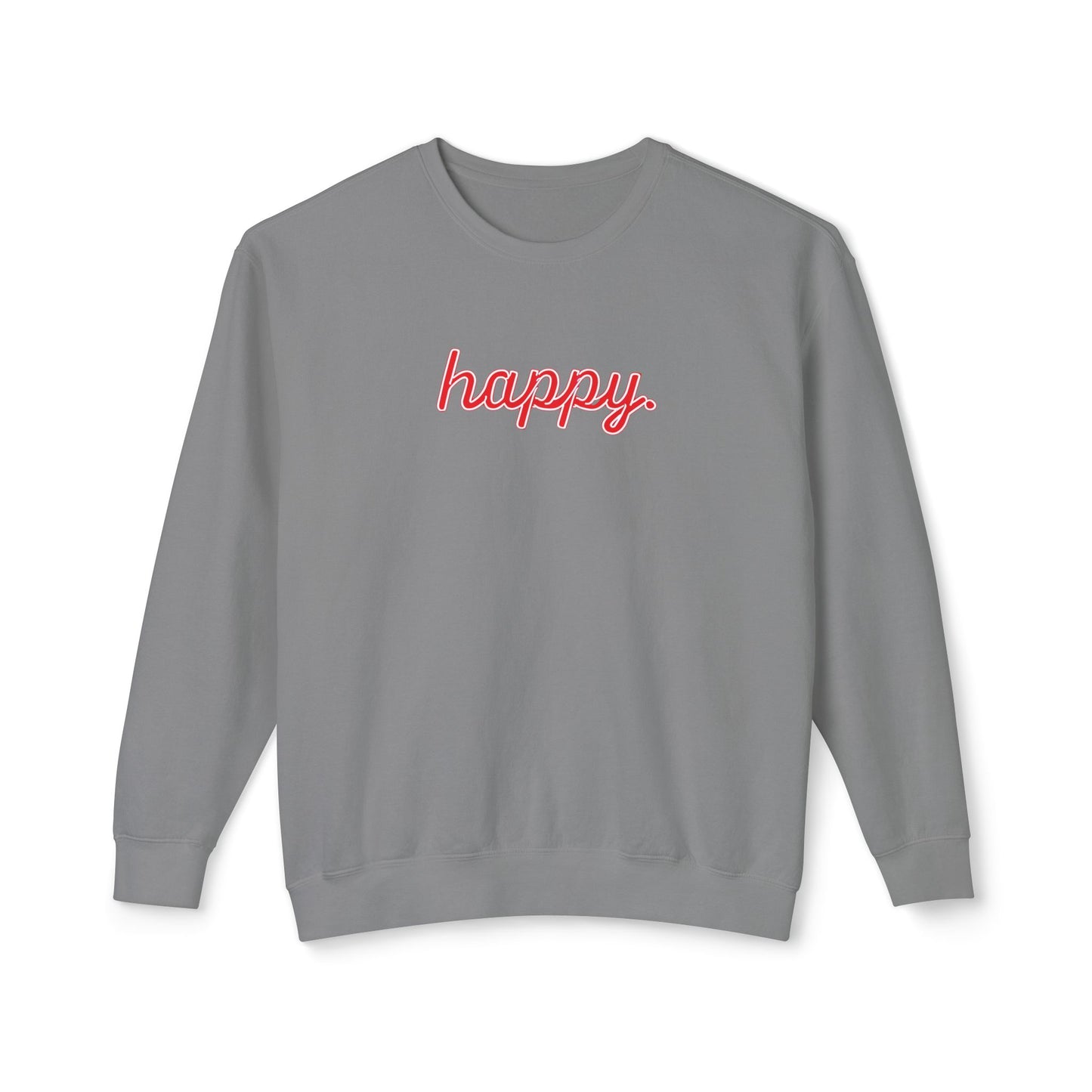 Happy Unisex Crewneck Sweatshirt