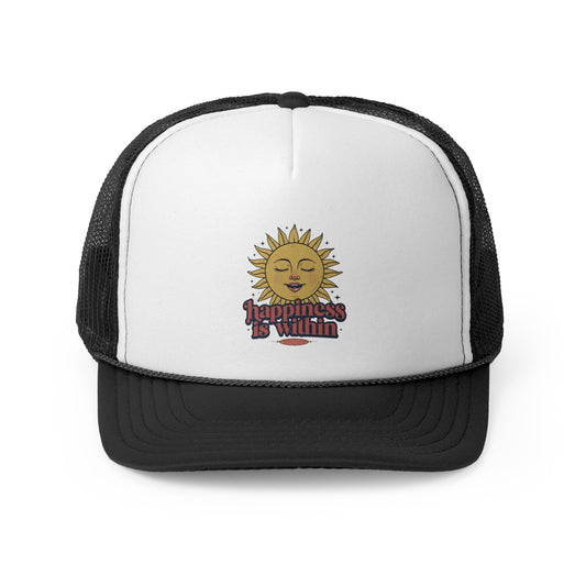 Happiness Is Within Trucker Caps