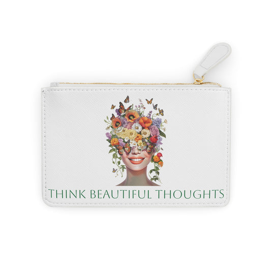 Think Beautiful Thoughts Mini Clutch Bag