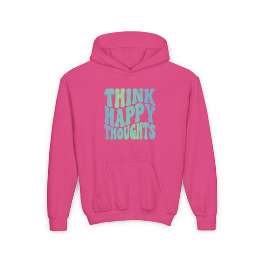 Think Happy Thoughts Kids Hoodie