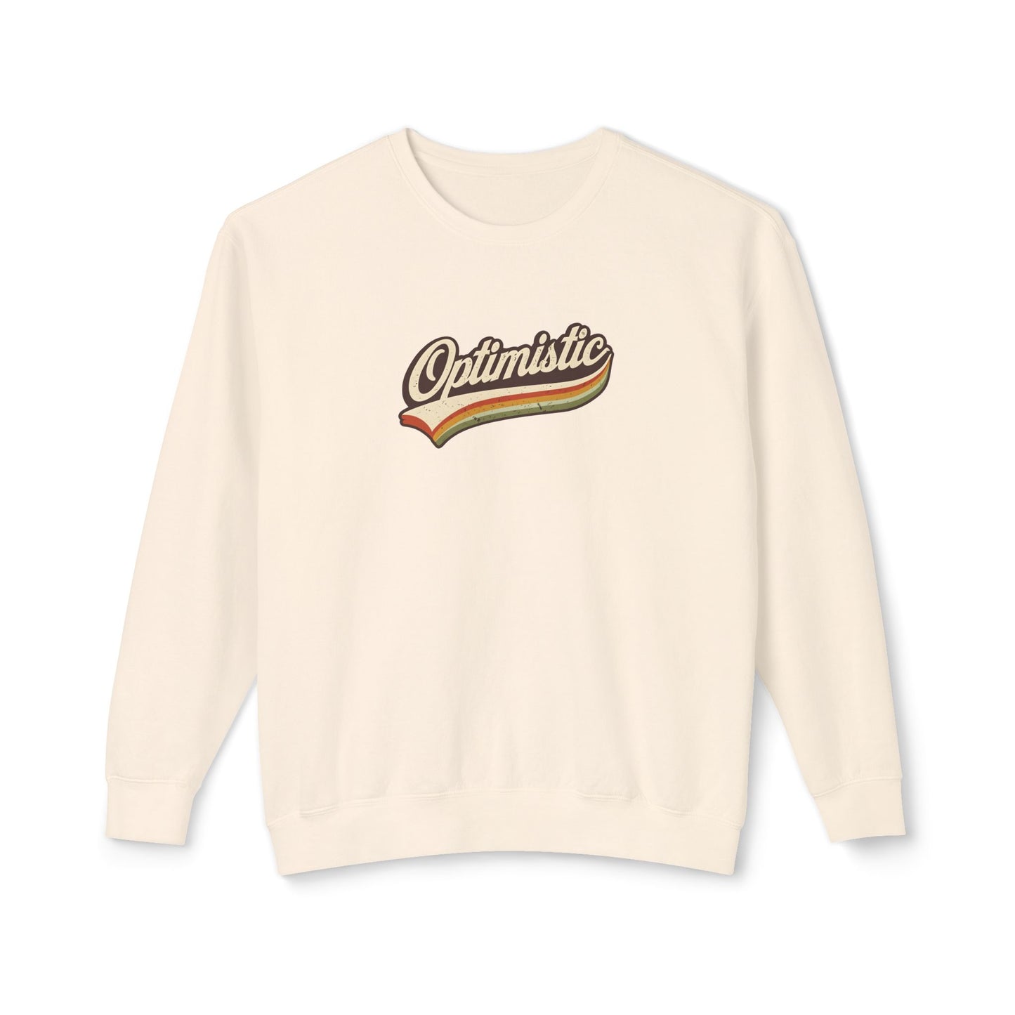 Optimistic  Unisex Lightweight Crewneck Sweatshirt