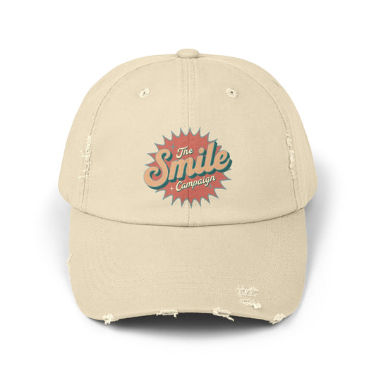 The Smile Campaign Distressed Cap