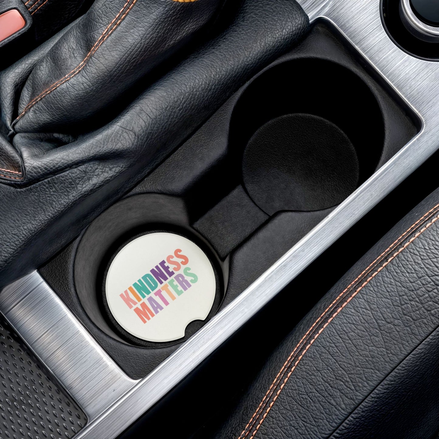 Kindness Matters Soapstone Car Coaster