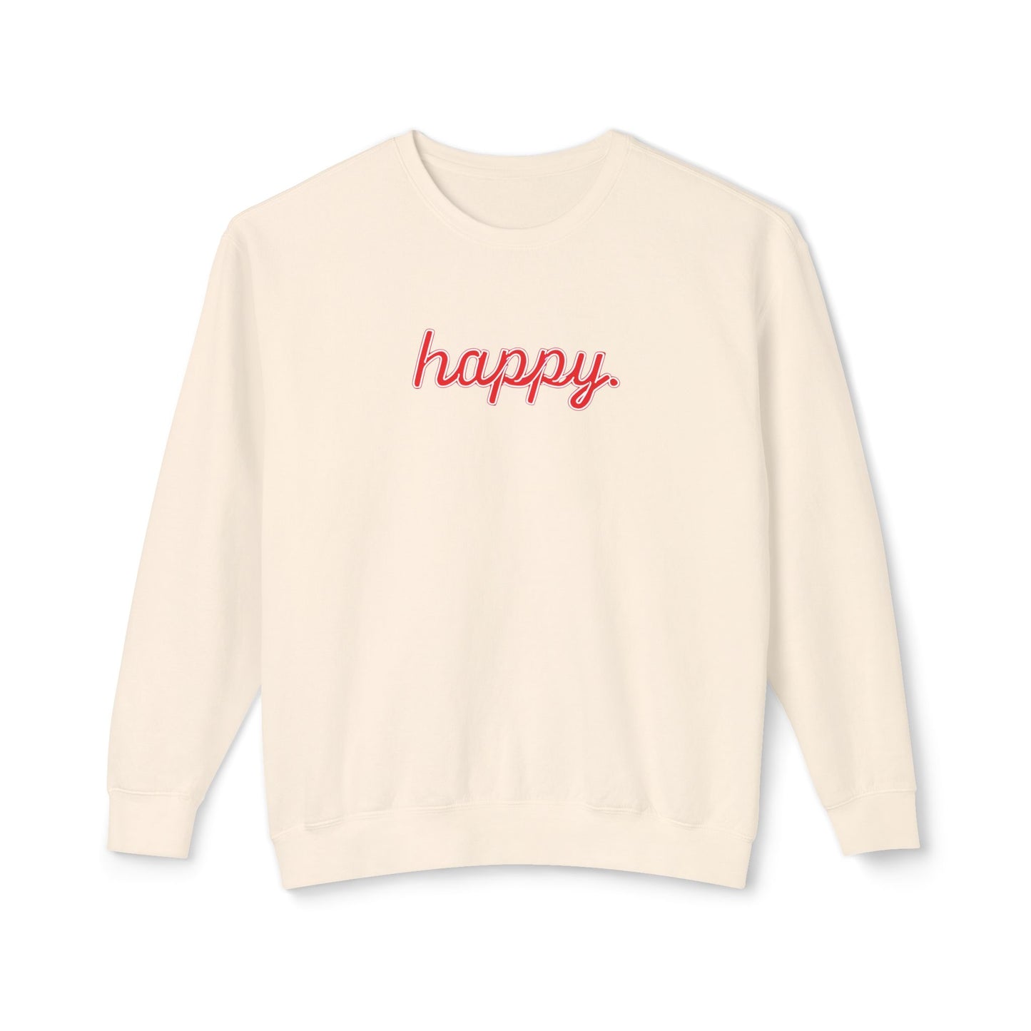 Happy Unisex Crewneck Sweatshirt