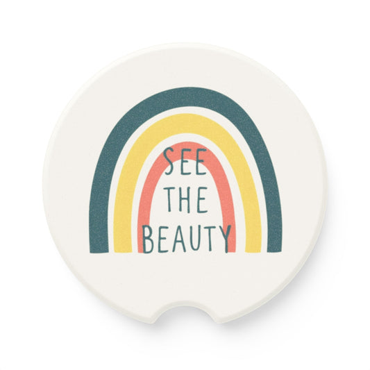 See The Beauty Car Soapstone Coaster