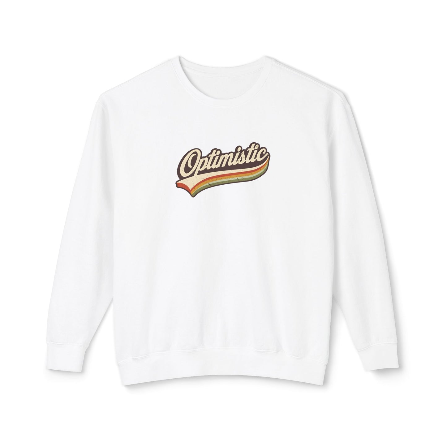 Optimistic  Unisex Lightweight Crewneck Sweatshirt