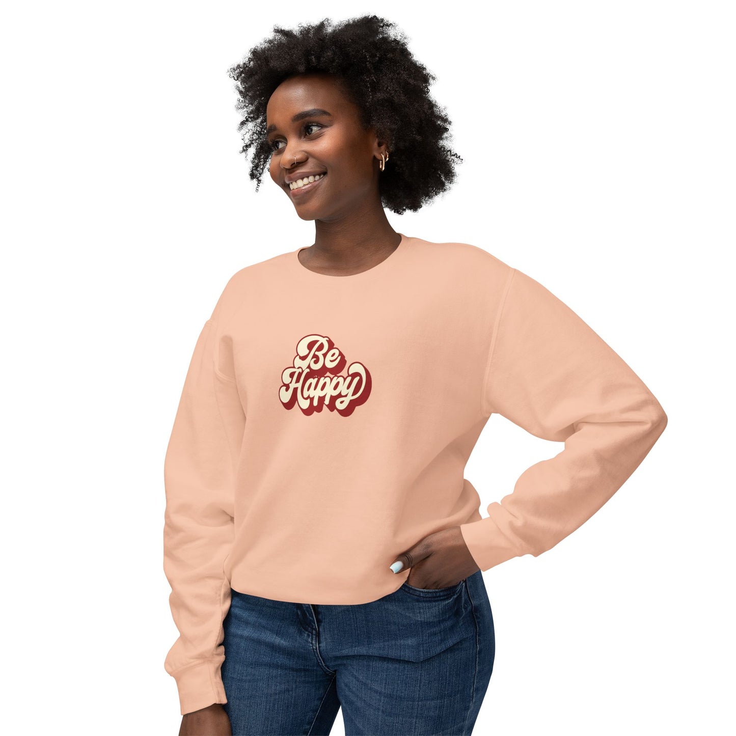 Be Happy Unisex Crewneck Sweatshirt