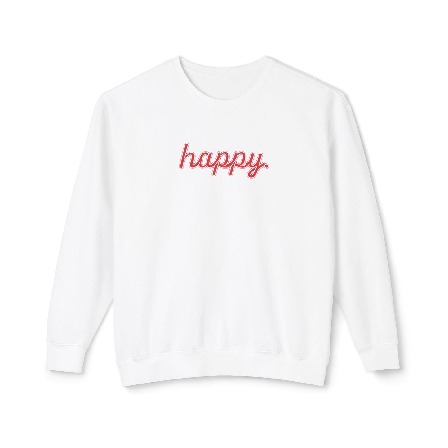 Happy Unisex Crewneck Sweatshirt