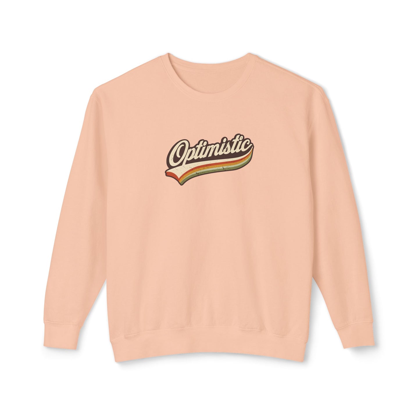 Optimistic  Unisex Lightweight Crewneck Sweatshirt