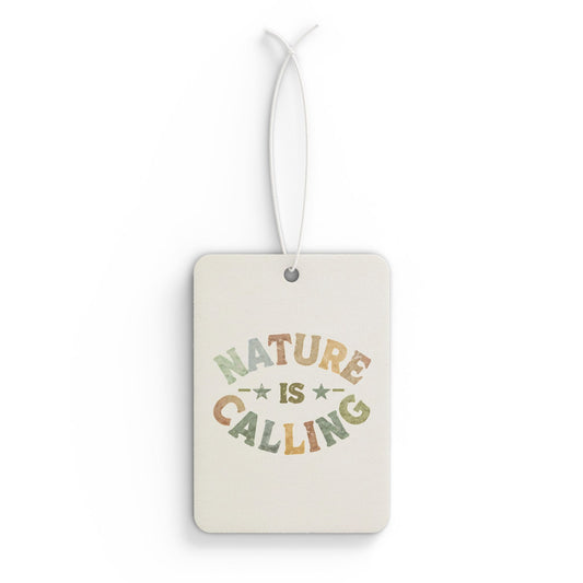 Nature Is Calling Car Air Freshener