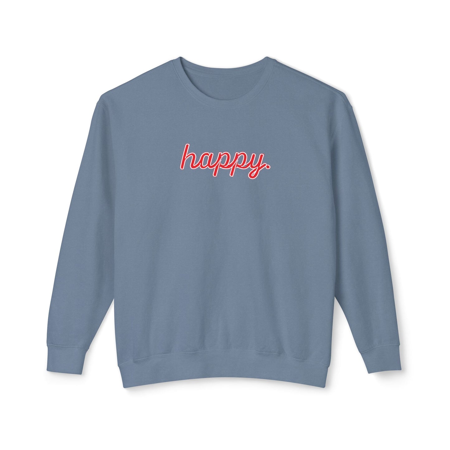 Happy Unisex Crewneck Sweatshirt