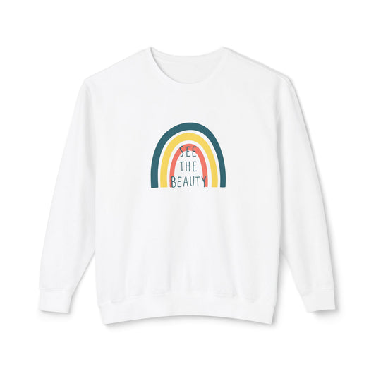 See The Beauty Unisex Lightweight Crewneck Sweatshirt