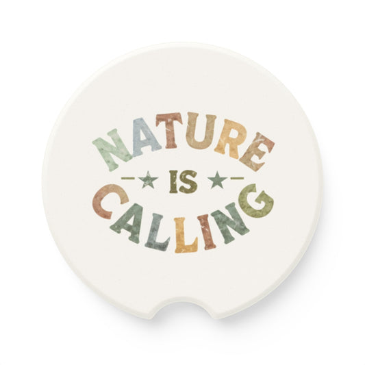 Nature Is Calling Soapstone Car Coaster
