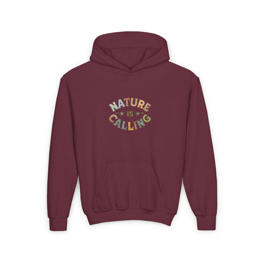 Nature Is Calling Kids Hoodie