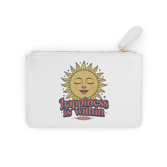 Happiness Is Within Clutch Bag